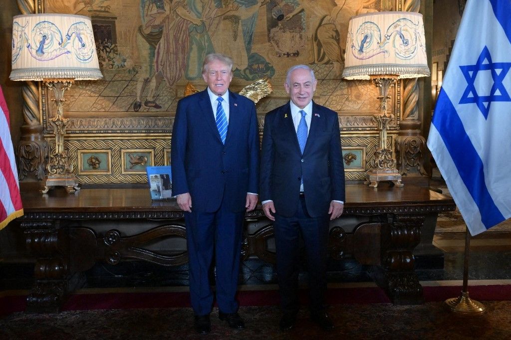 Former US President Trump meets with Israeli Prime Minister Netanyahu in Florida Közel-Kelet