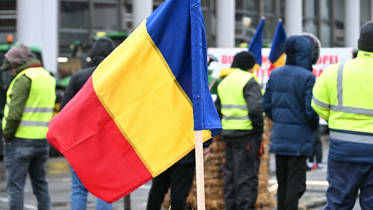 Manifestation de routiers et d'agriculteurs roumains magyar