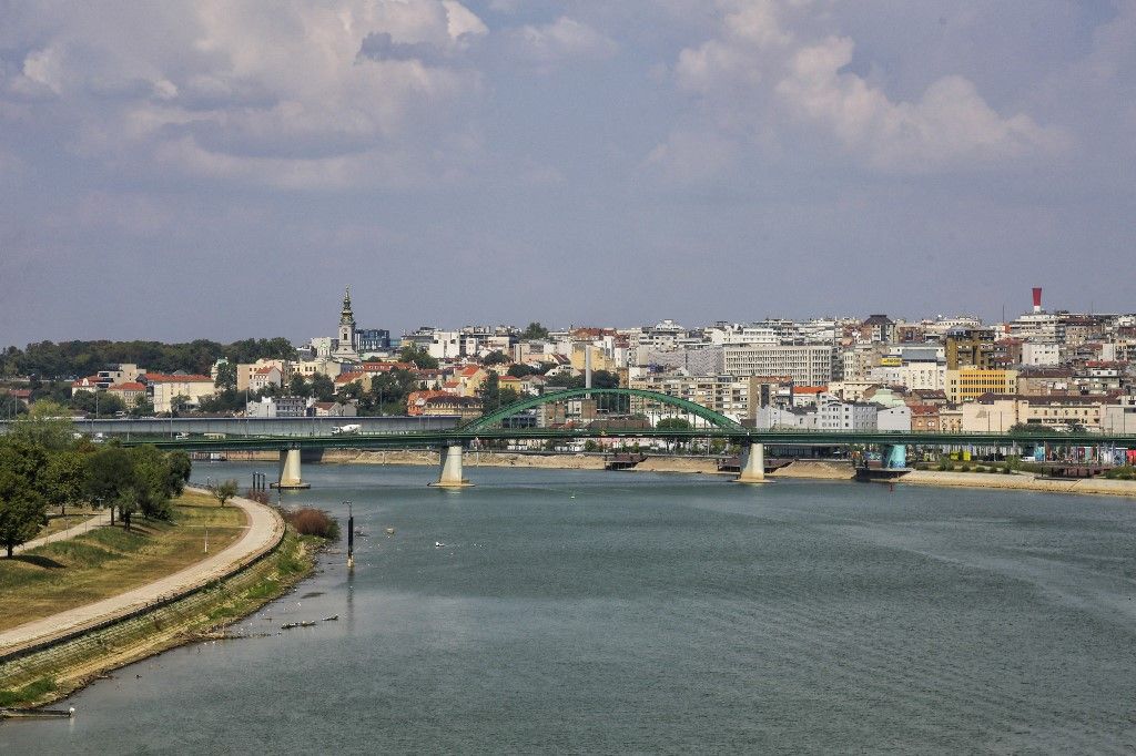 Riverside in Belgrade Szerbia