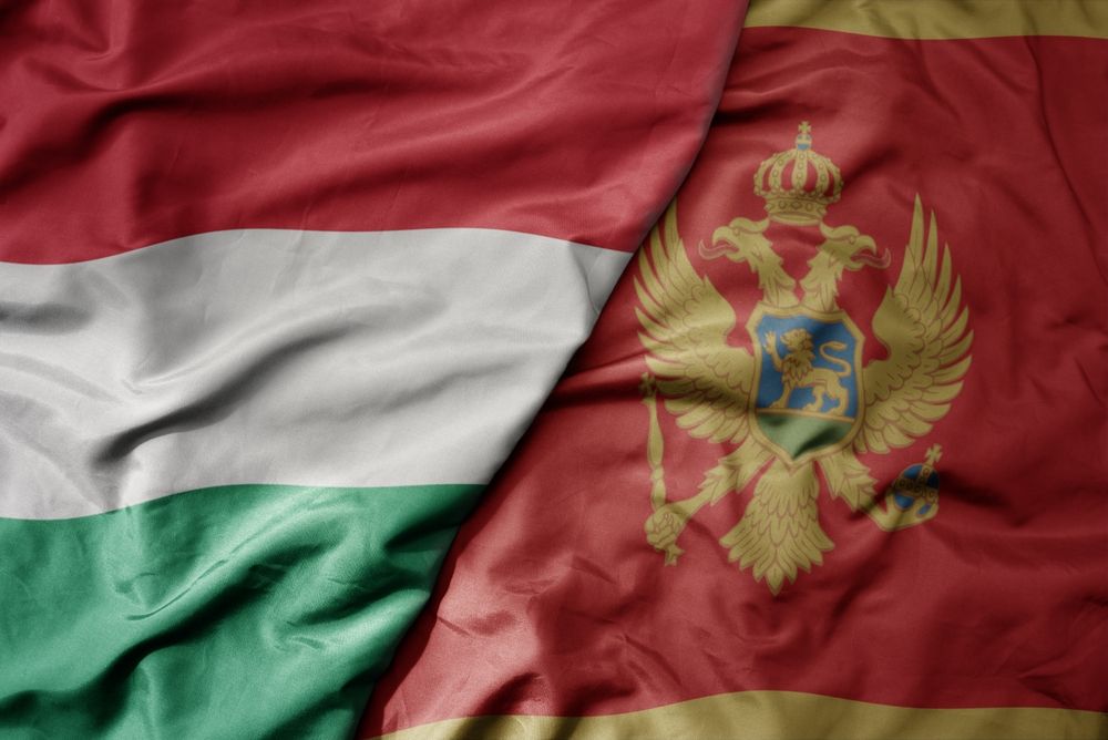 Big,Waving,National,Colorful,Flag,Of,Hungary,And,National,Flag