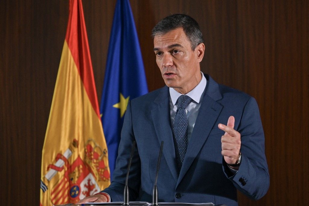 Pedro Sanchez spanyol miniszterelnök
izraeli háború