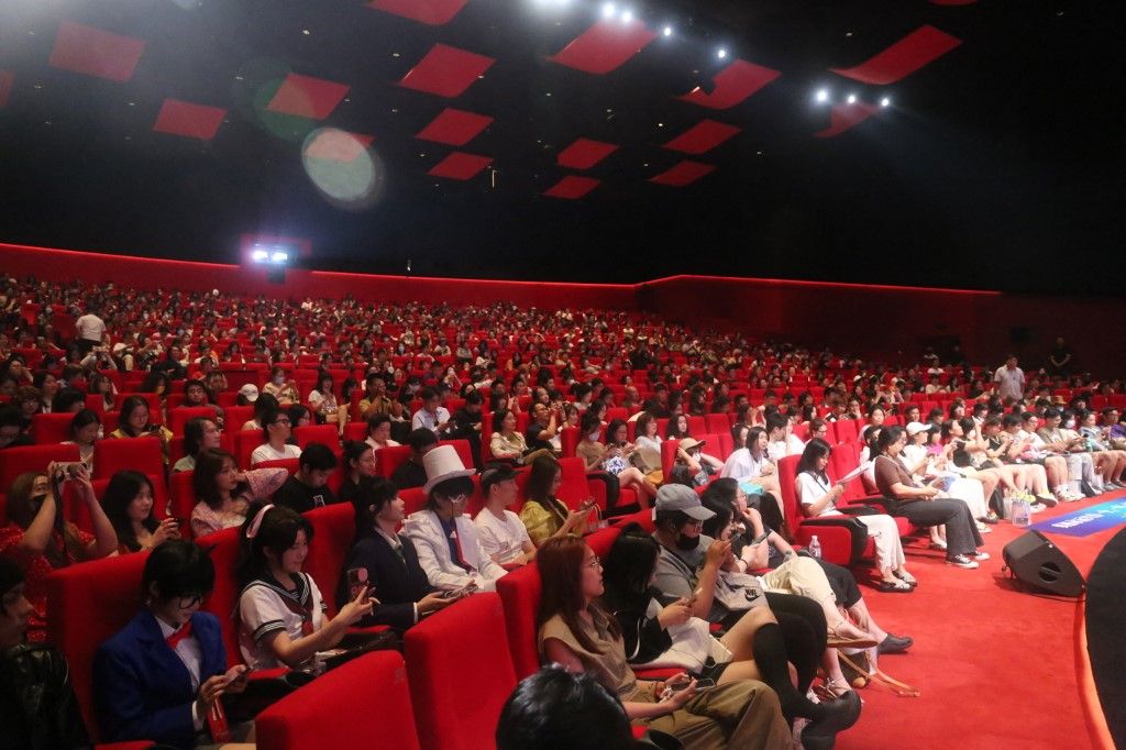 Film Detective Conan Premiere in Shanghai Aranyhét