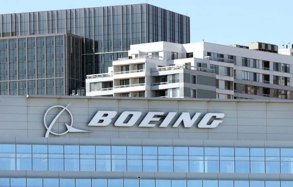 Boeing CEO David Calhoun Announces He's Stepping Down At End Of Year
ARLINGTON, VIRGINIA - MARCH 25:  The exterior of the Boeing Company headquarters is seen on March 25, 2024 in Arlington, Virginia. Boeing CEO Dave Calhoun announced he intends to leave the company by the end of the year in the wake of ongoing safety concerns with the company's jetliners. Boeing’s chairman Larry Kellner and the head of the commercial airplane unit, Stan Deal, are also exiting.  (Photo by Kevin Dietsch/Getty Images) Boeing