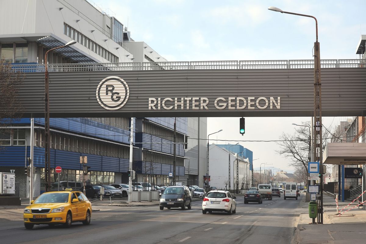 Richter, MBH Befektetési Bank, 20220303 Budapest Richter Gedeon Nyrt. Gyógyszergyár külsőFotó: Kallus György  LUS  Világgazdaság  VG