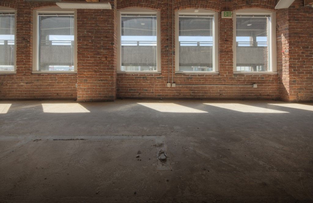 Empty office space under construction,Seattle, Washington, USA