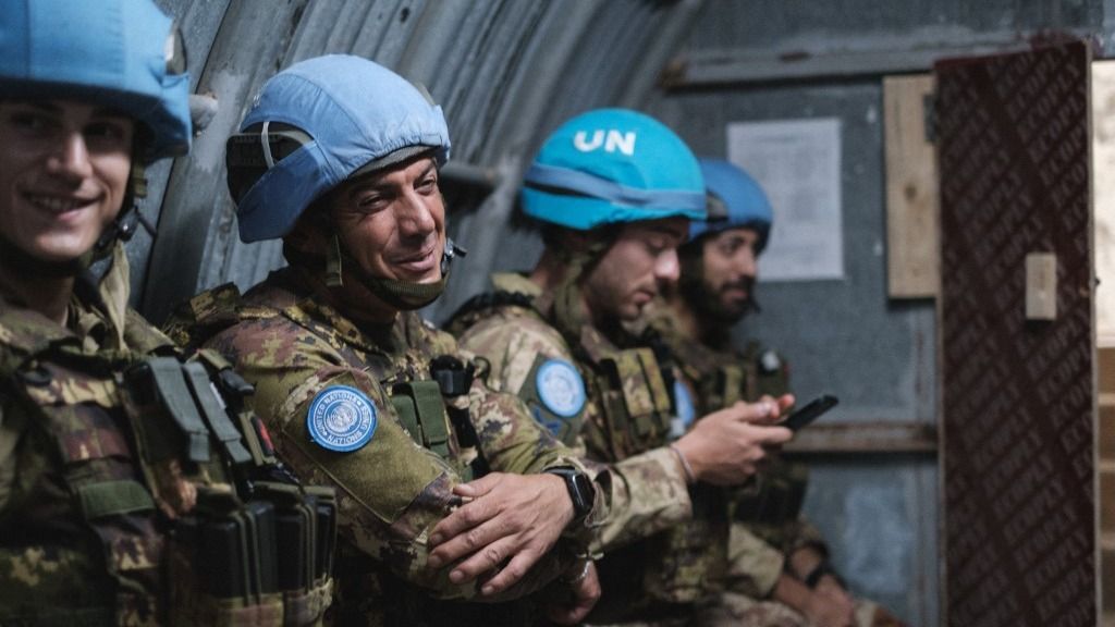 LEBANON - ITALIAN UNIFIL PEACEKEEPERS PATROL THE WEST SECTOR olasz