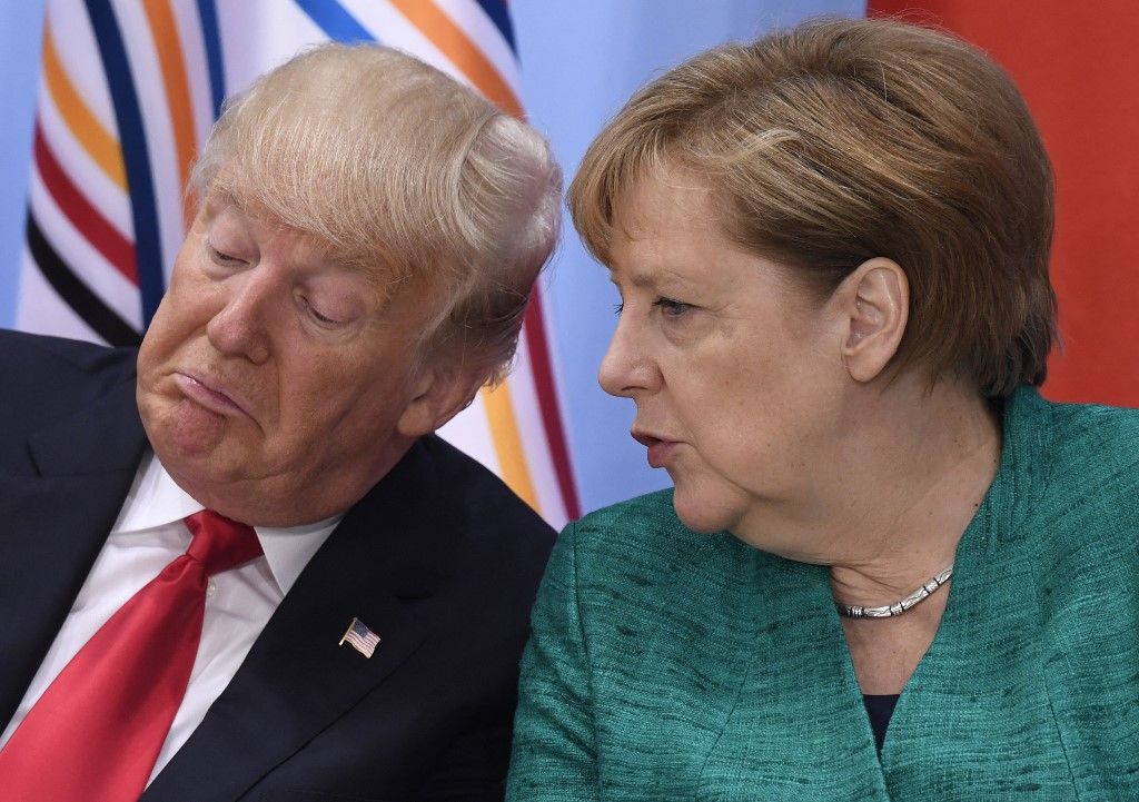 Trump Merkel