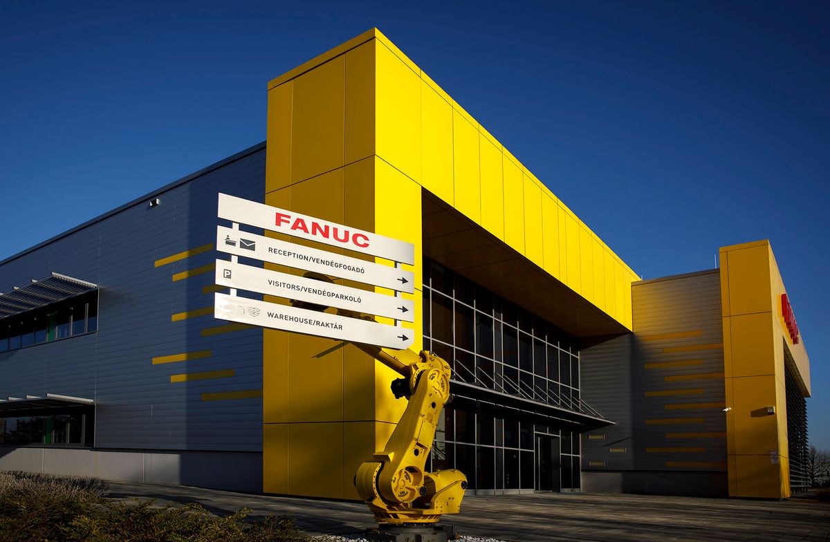 robotizáció hatása, ipari robotok, FANUC Hungary