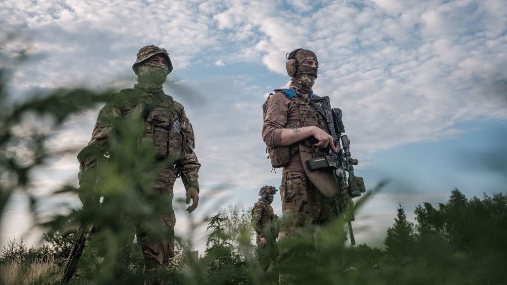 1st brigade of Ukrainian National Guard holds training in Donetsk region ukrajna