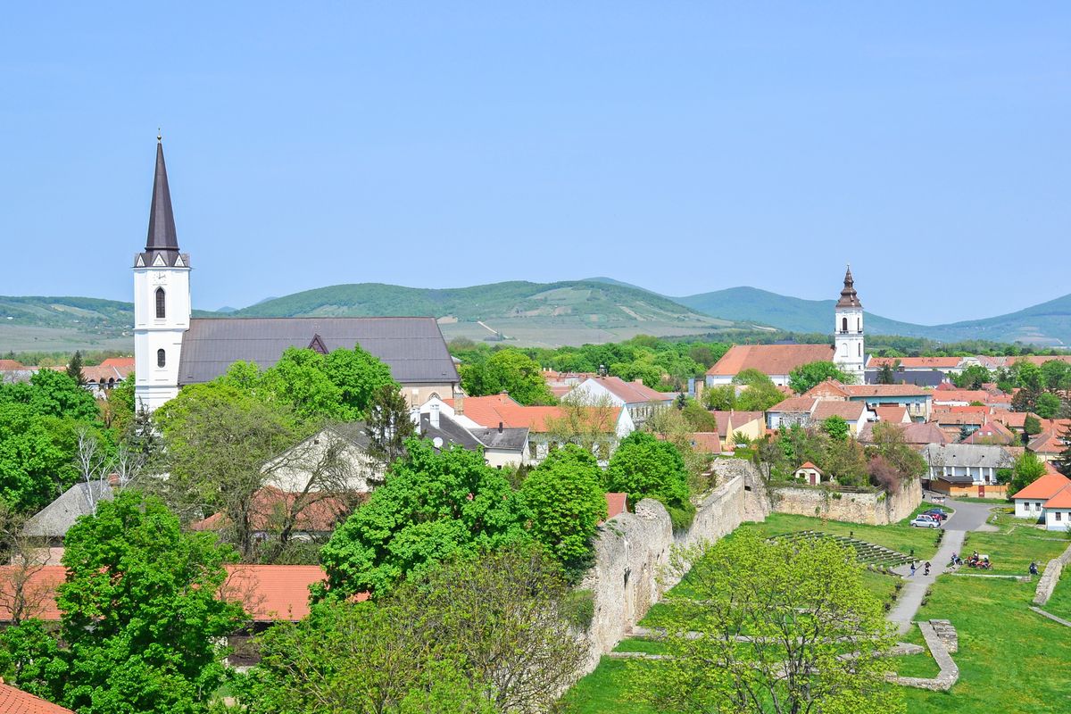 View of Sarospatak city, Hungary