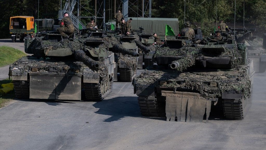 German Army Leopard 2 A7V main battle tank