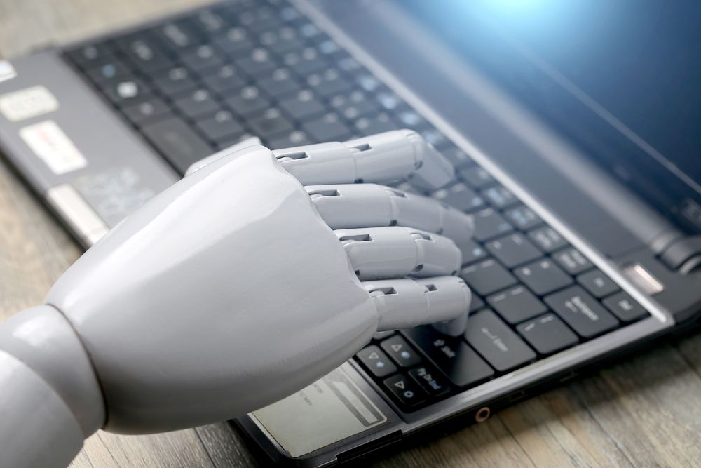 Artificial,Intelligence,Hand,Type,On,Keyboard