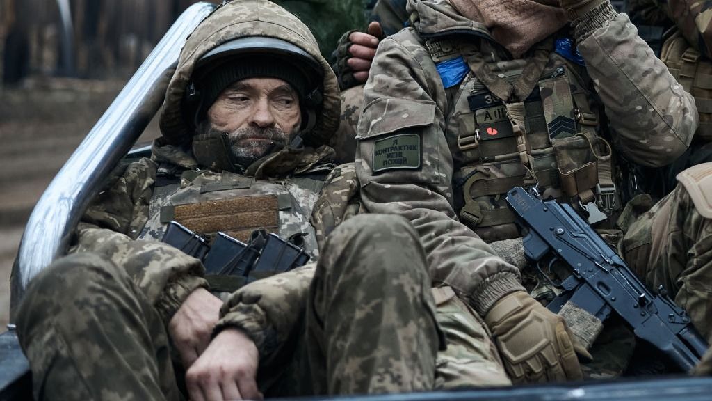 Ukrainian Infantry Operates In Serebryansky Reserve, Luhansk Region