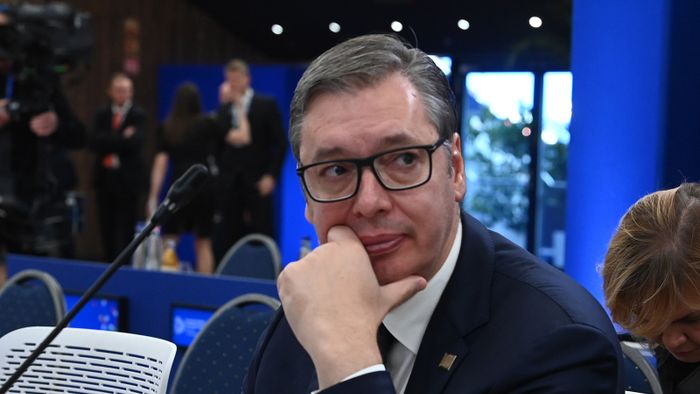 Az Európai Politikai Közösség (EPC) budapesti tanácskozása a Puskás Arénában 2024. november 7-én.