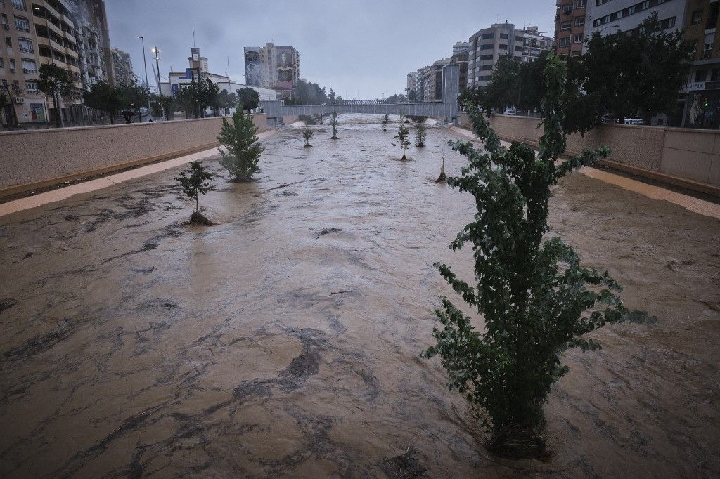 SPAIN - RAINFALLS IN MALAGA