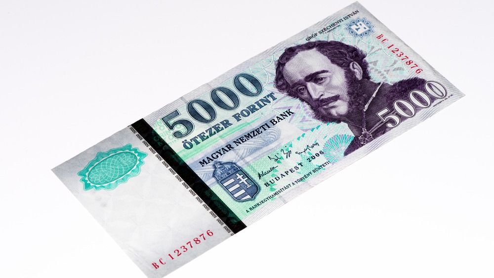 5000,Hungarian,Forints,Bank,Note.,Hungarian,Forint,Is,The,National