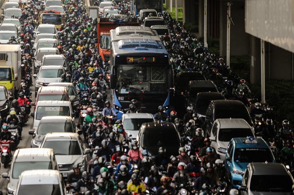 Jakarta Population Density Ahead Of The Relocation Of The National Capital To Kalimantan Province.