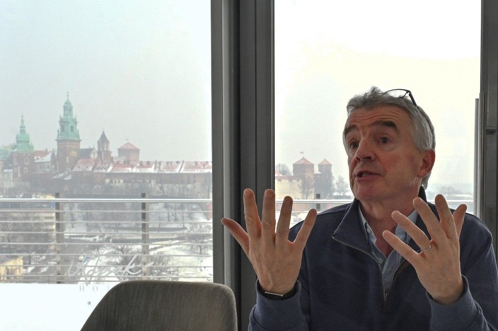 Michael O'Leary Press Conference In Krakow