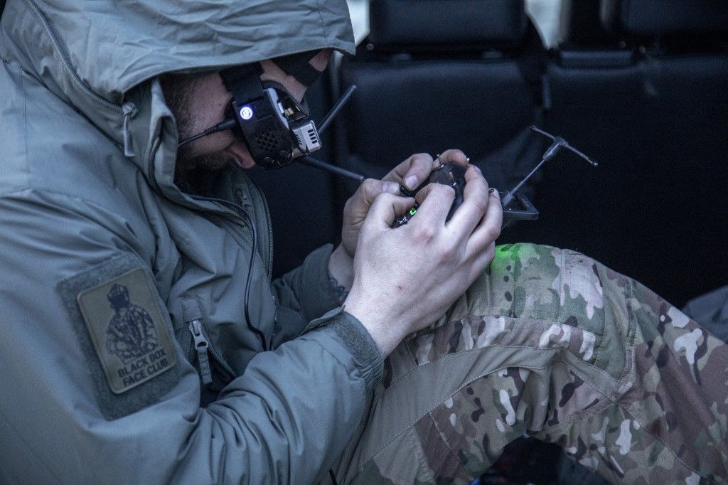 FPV drone unit of Ukrainian army trains in the direction of Avdiivka