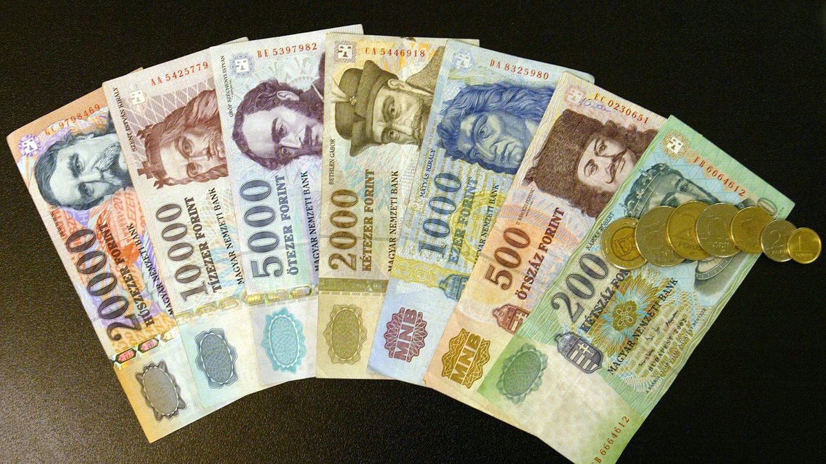 HUNGARIAN FORINT, papírpénz, állampapír, legolvasottabb, 