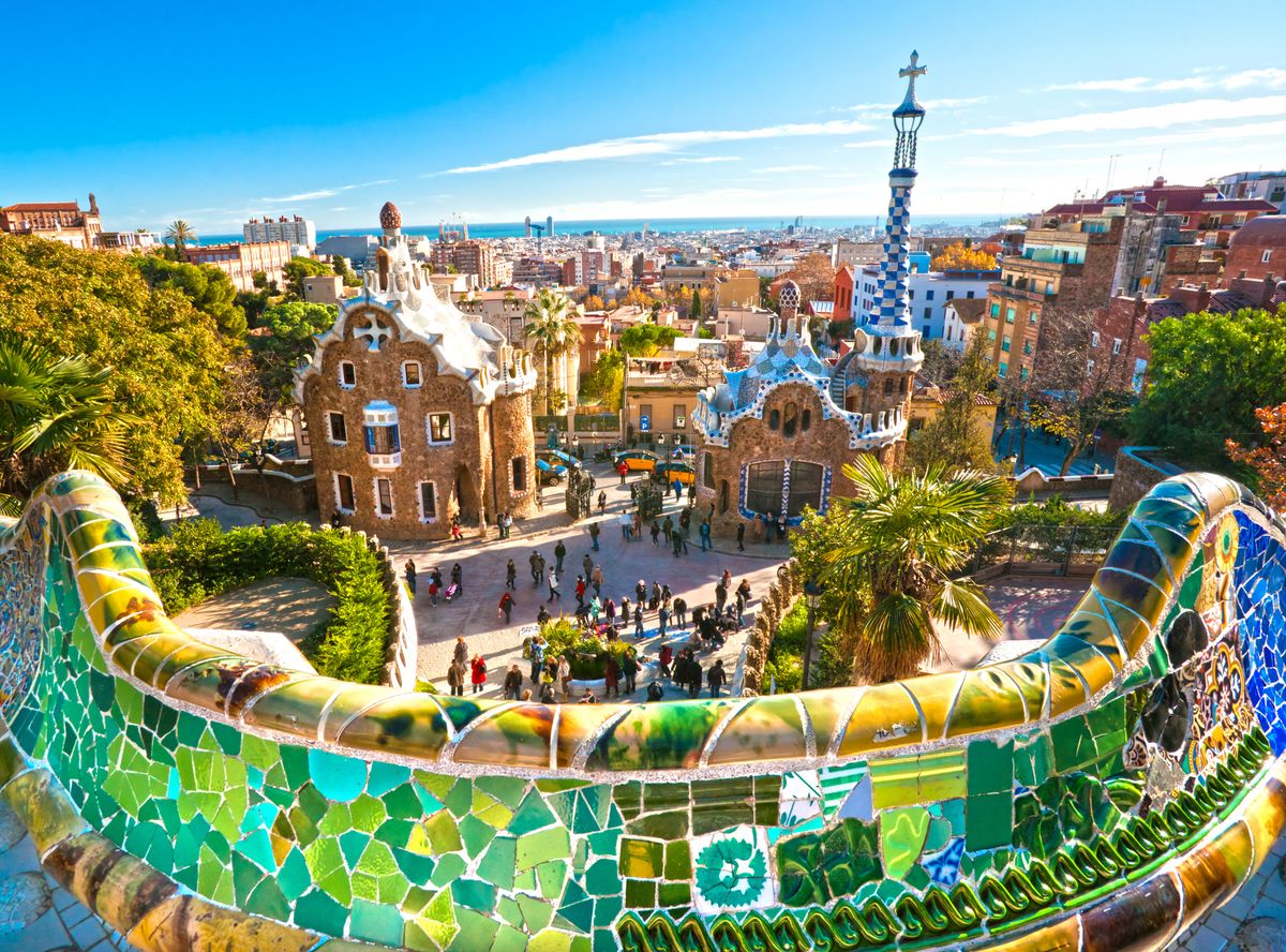 Airbnb Park Guell in Barcelona, Spain.