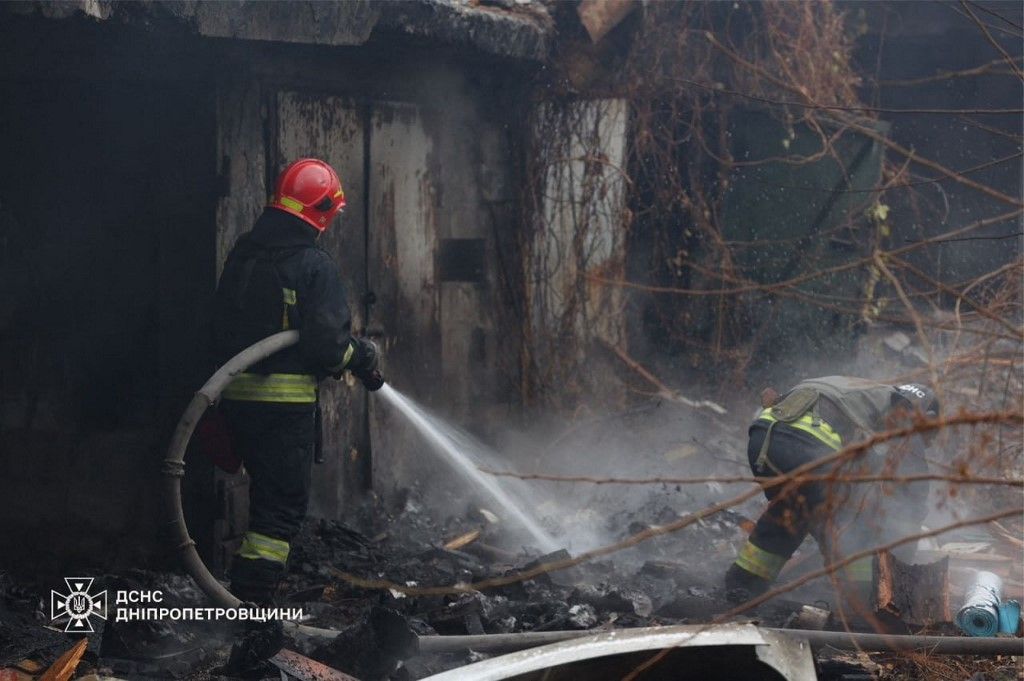 Russian attack on Ukraine's Dnipro