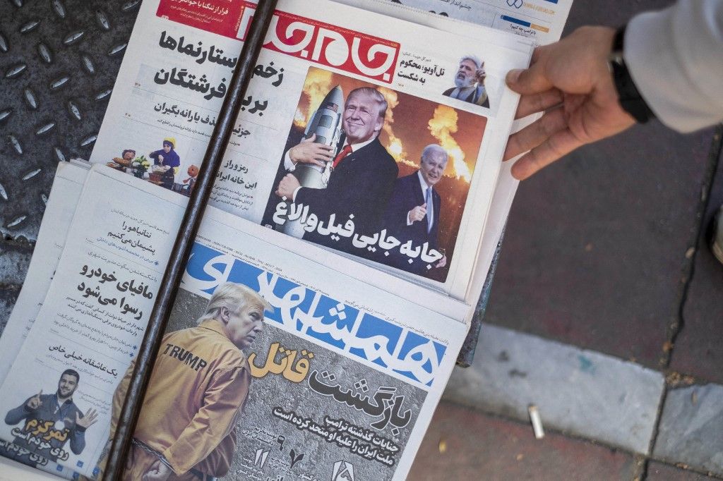 Trump Iránban fő ellenségnek számít, visszatérésének nagyon nem örülnek és meg akarják ölni U.S. Presidential Elections Reactions In Tehran, Iran