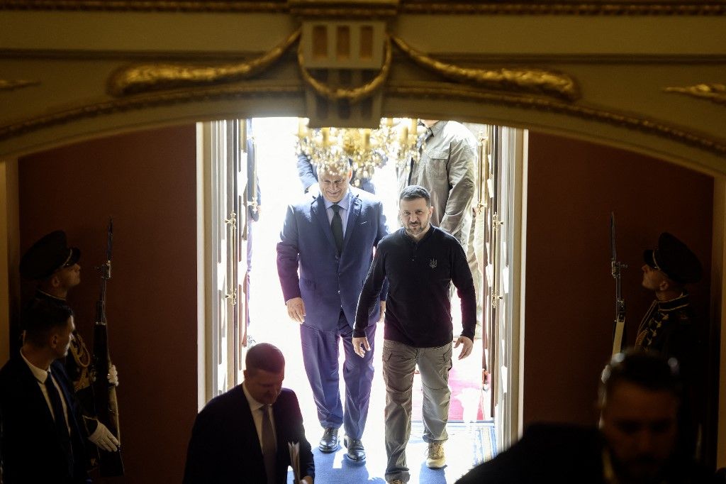 Orbán: bármikor kész vagyok újra tárgyalni Zelenszkijjel Hungarian Prime Minister Viktor Orban Arrived On An Unannounced Visit To Kyiv