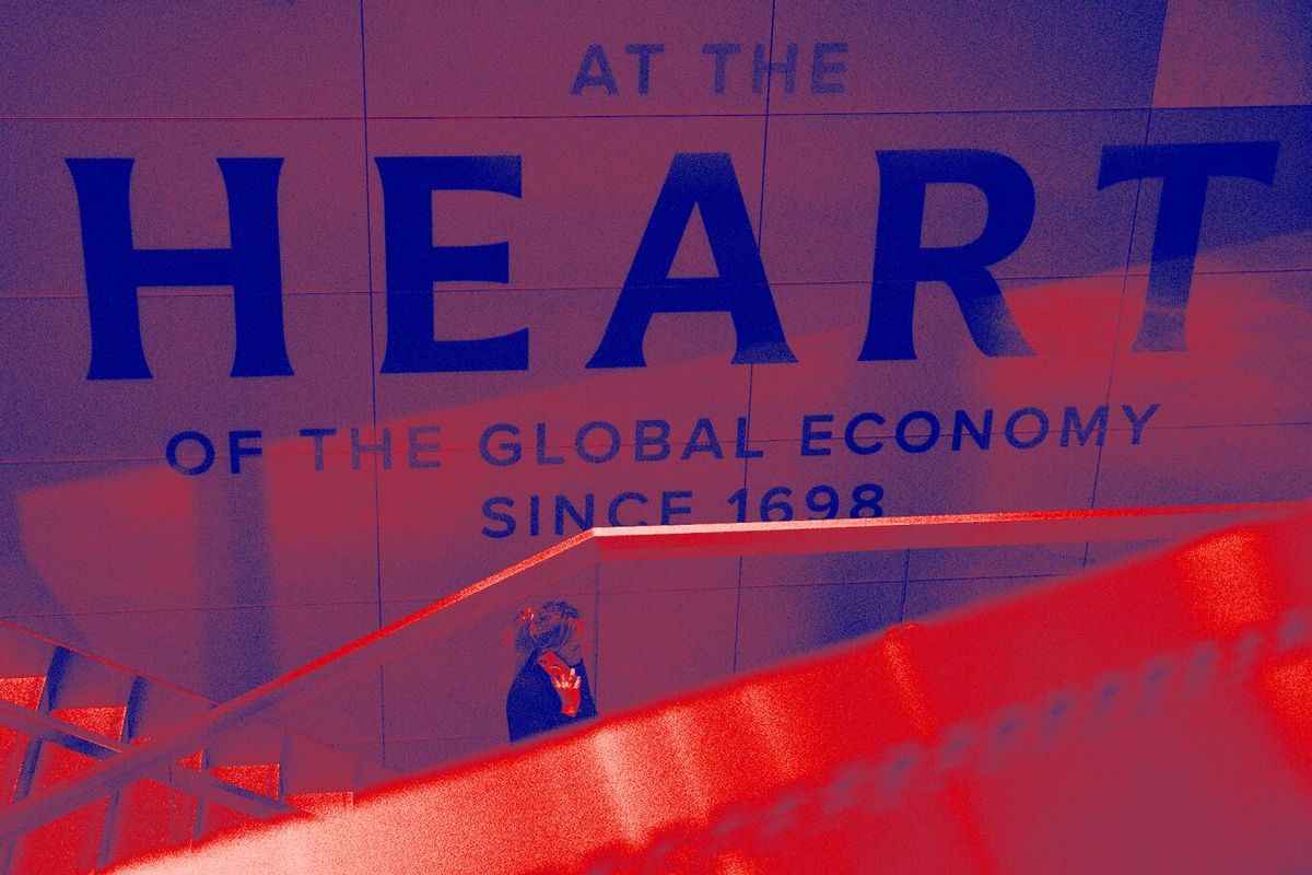 Inside the offices of the London Stock Exchange Group.