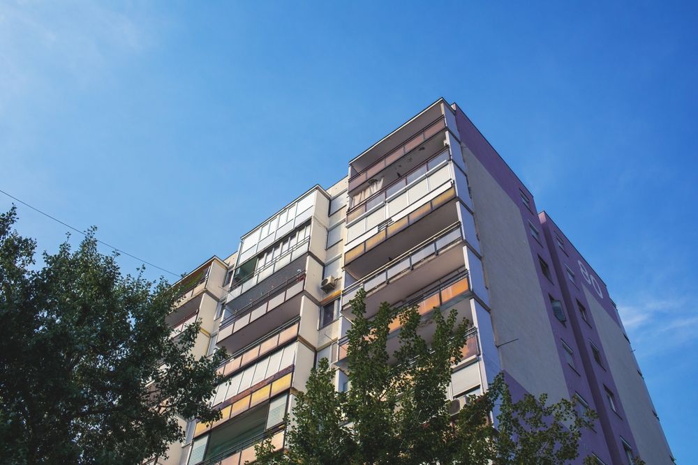 Panel,Building,Built,In,The,Communist,Era.hungary,budapest.,High,Quality,Photo