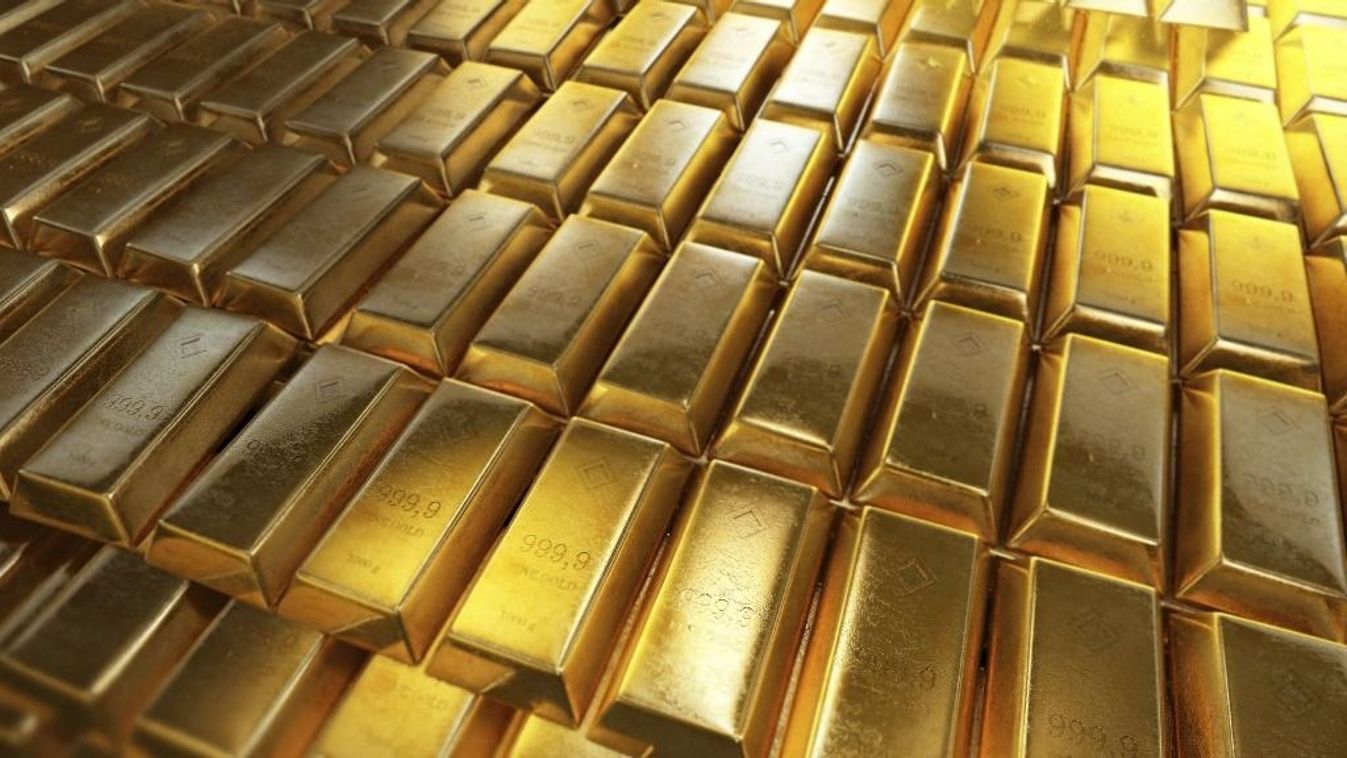Gold bars, illustration
