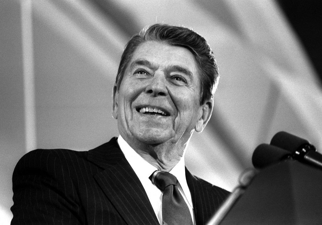US President Ronald Reagan in Berlin for city's 750th anniversary