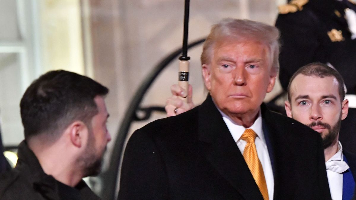 France, PARIS, 2024-12-07.Entretiens bilateraux du President de la Republique trump