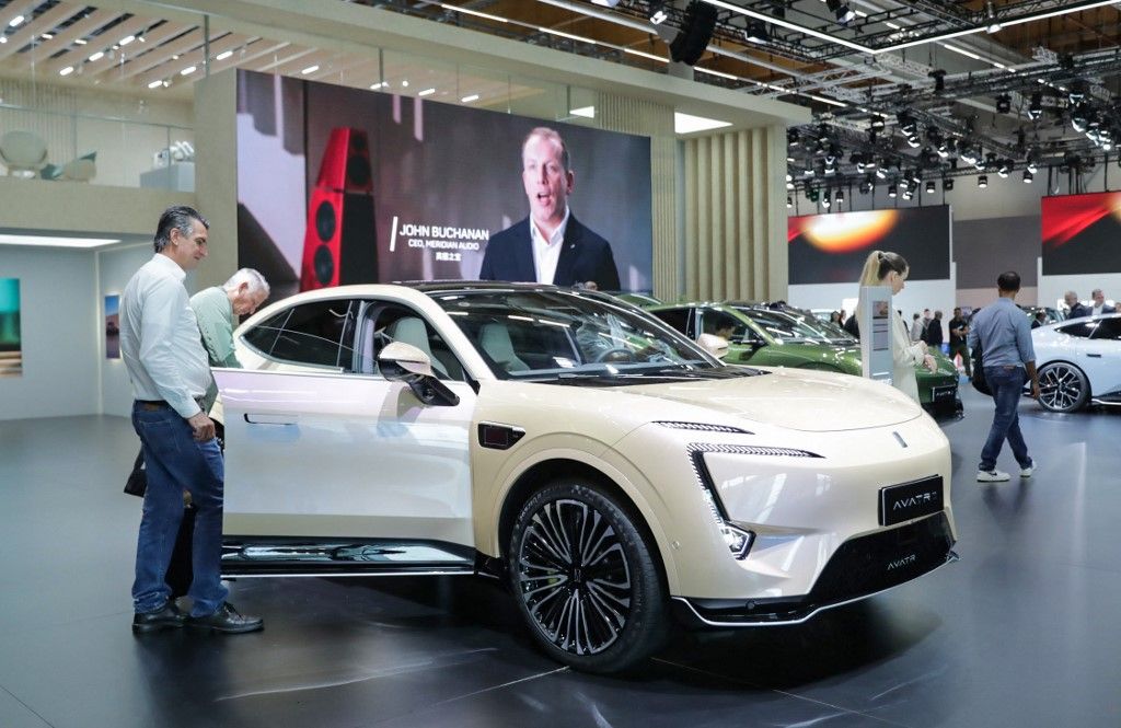 CATL avatr 
GERMANY-FRANKFURT-AUTOMECHANIKA-CHINESE EV MAKERS