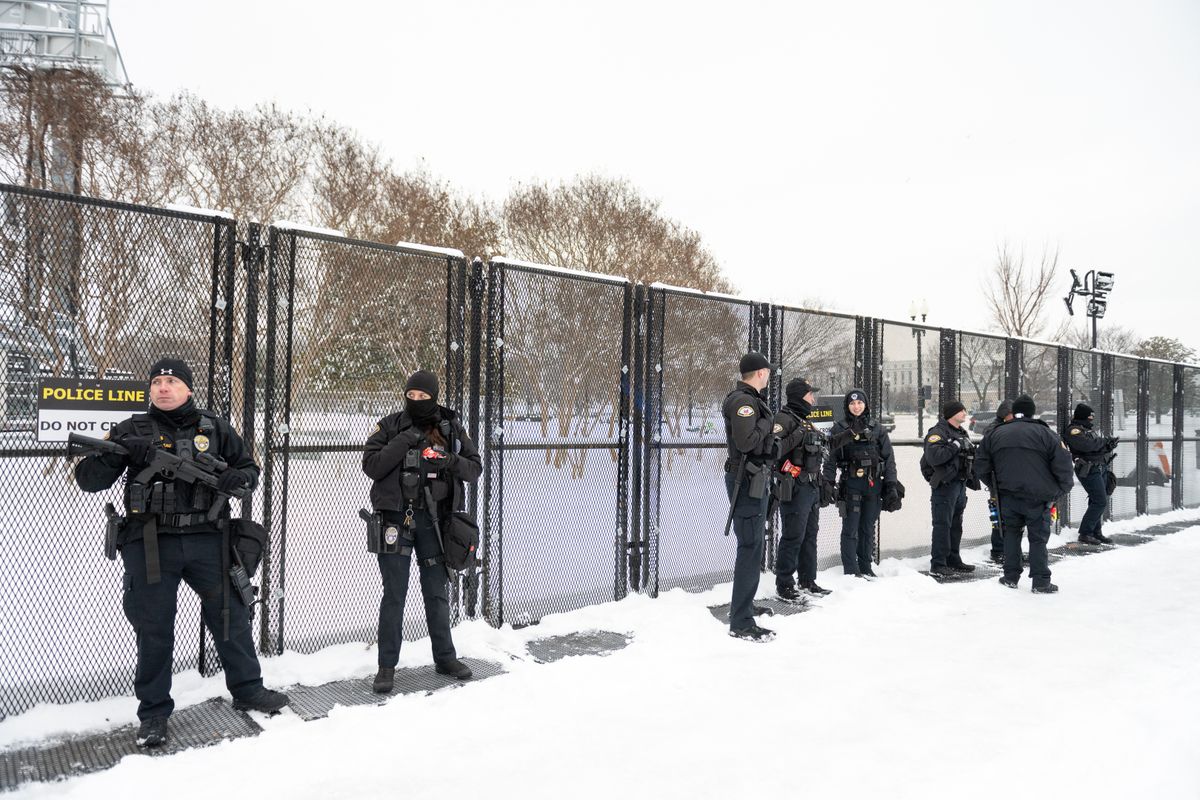 Members Of The 'J6th Community' Gather Outside US Capitol