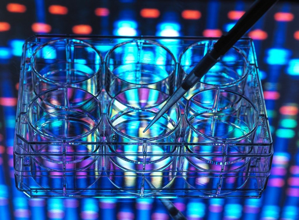 Gene research, conceptual image genetikai teszt
