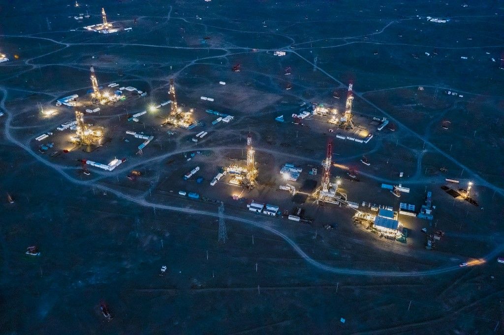Gobi Desert Drilling Rig Production kína olaj gáz rekord