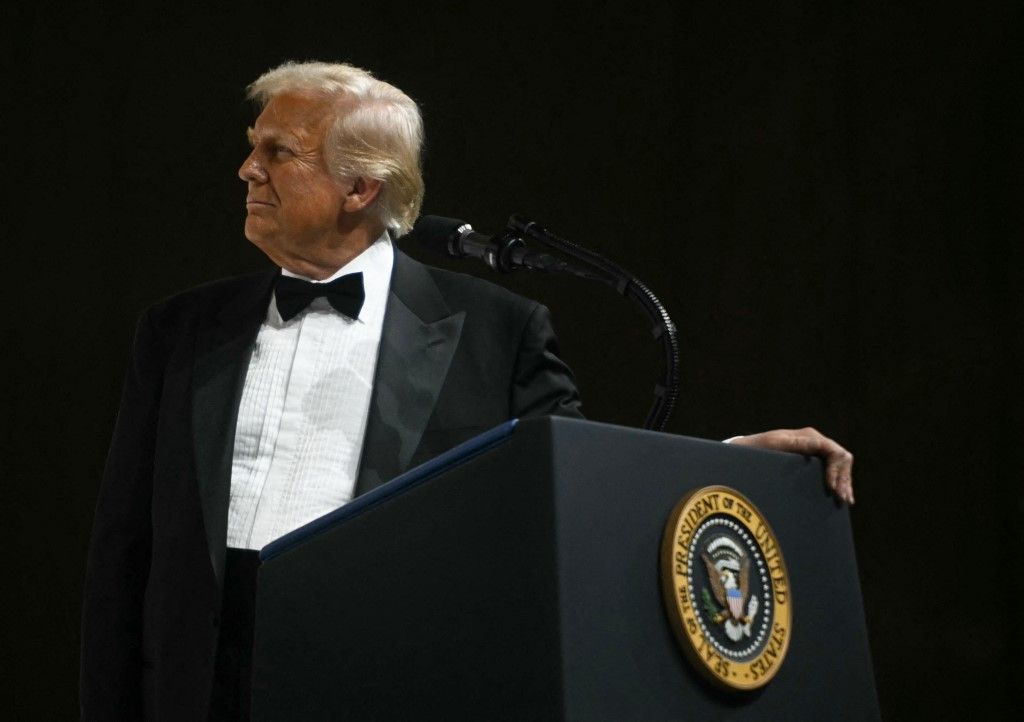 President Trump attends inaugural balls