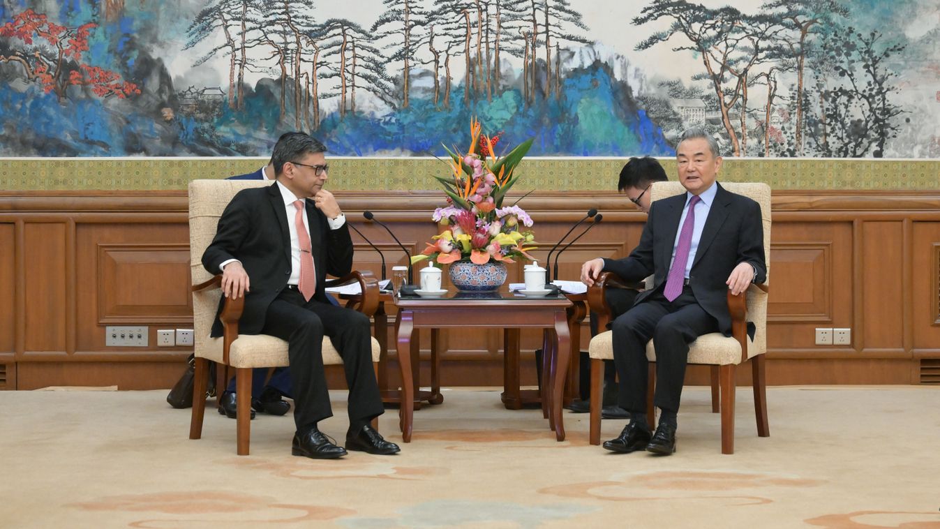 CHINA-BEIJING-WANG YI-INDIA-FOREIGN SECRETARY-MEETING (CN)  kína
