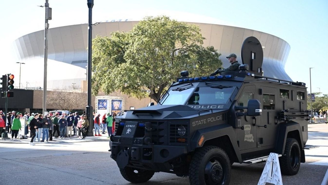 Vehicle driven into New Year's crowd in New Orleans