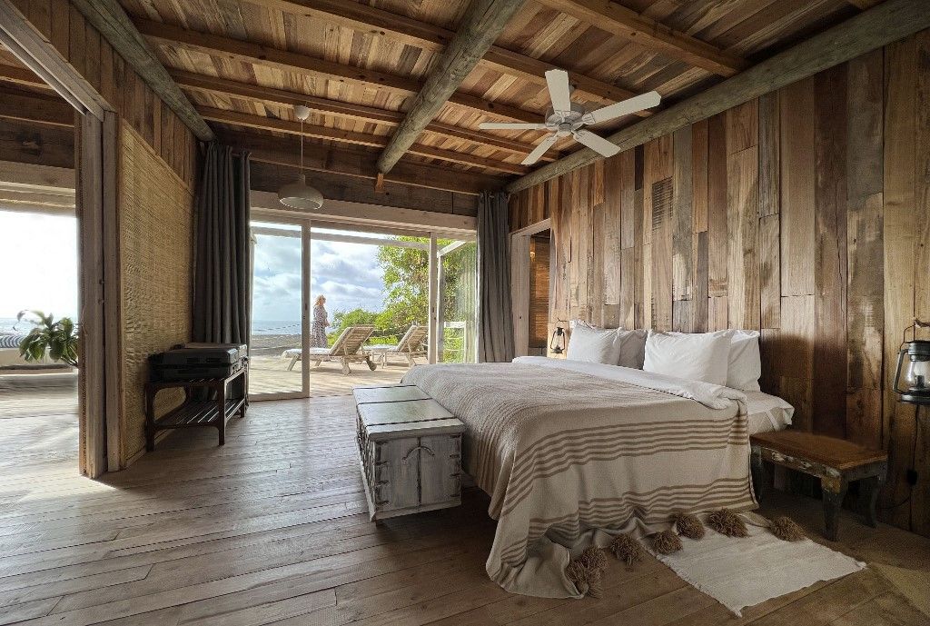 Maroc cap beddouza suite en bois de lhotel azalai beach cottage et