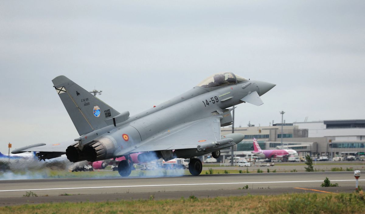 Japan holds fighter jet drills with Germany, Spain