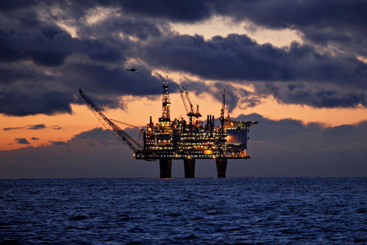 Norwegian,Oil,Platform,In,The,North,Sea,-,Oseberg,Field norvég alap norvég nyugdíjalap norvégia