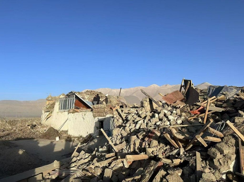 (SpotNews) CHINA-XIZANG-XIGAZE-EARTHQUAKE-AFTERMATH (CN)