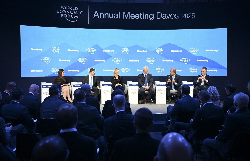 55th annual meeting of the World Economic Forum (WEF) in Davos Donald Trump