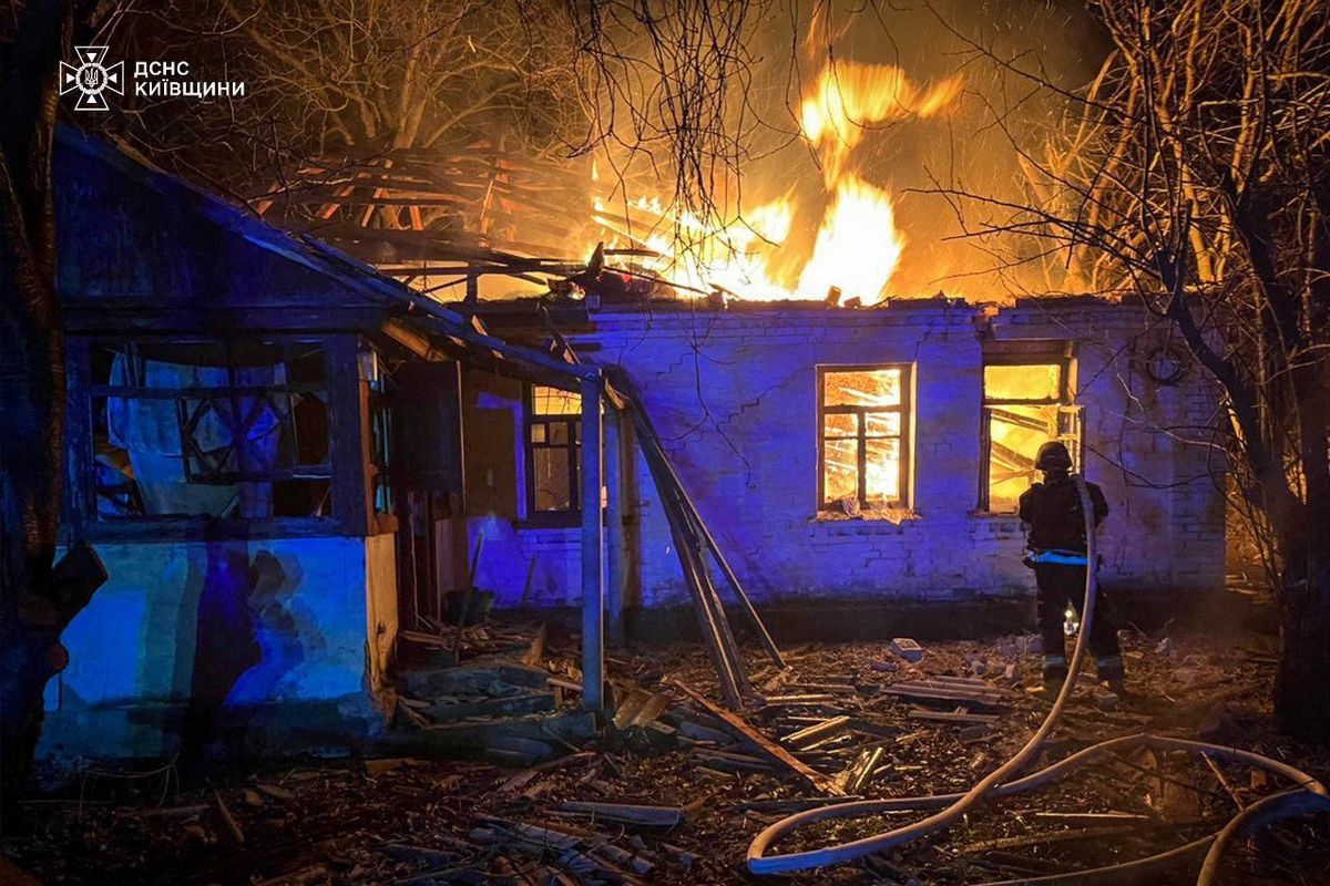 Russian attack in Kyiv region