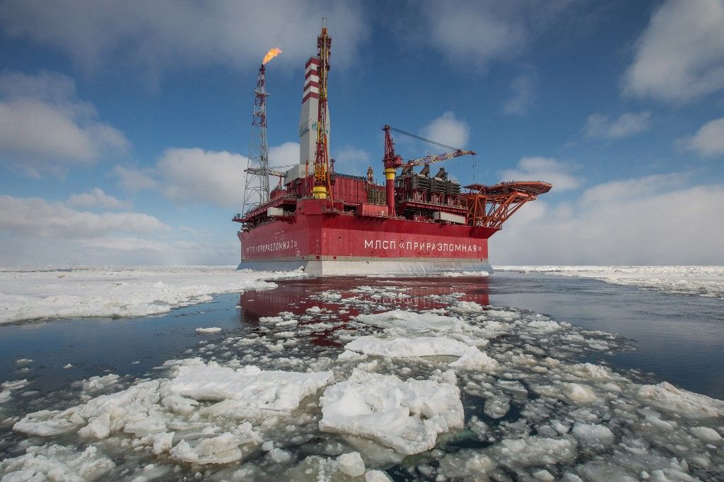 The Prirazlomnaya offshore ice-resistant oil-producing platform