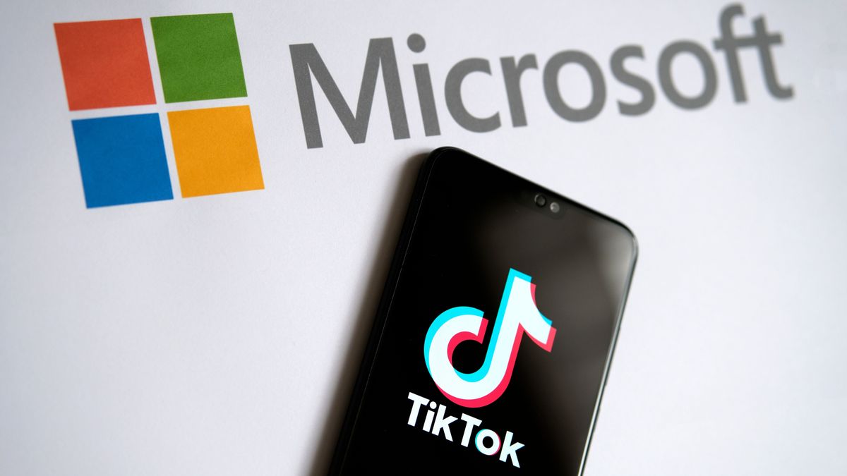Stone,/,Uk,-,August,2,2020:,Tiktok,And,Microsoft