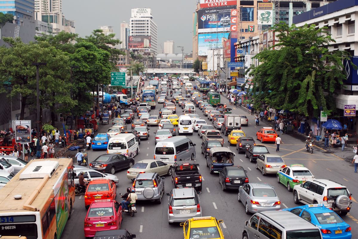 Bangkok,-,October,9:,Daily,Traffic,Jam,In,The,Afternoon