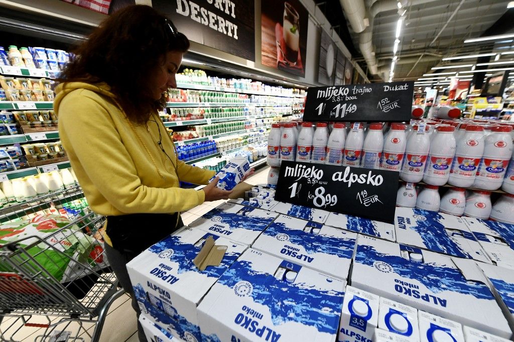 horvát infláció szupermarket